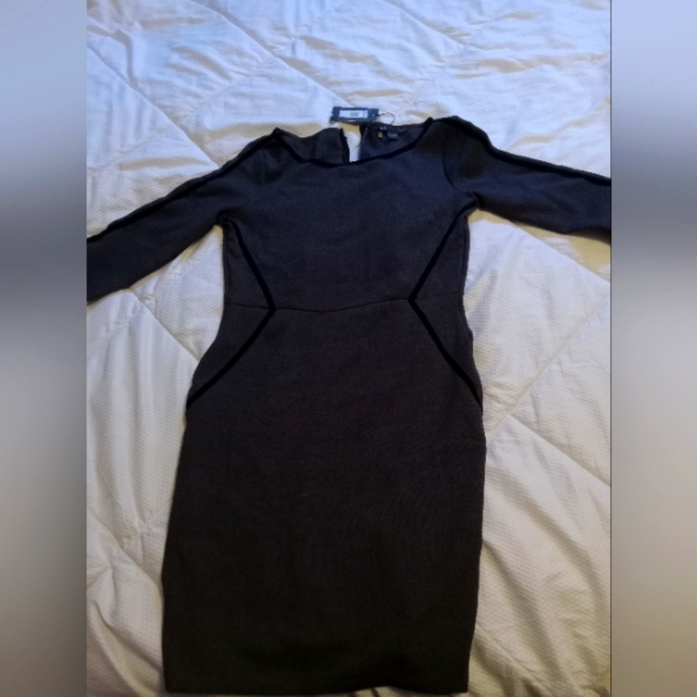 Armani Exchange Small Grey Formal Dress new with Tags